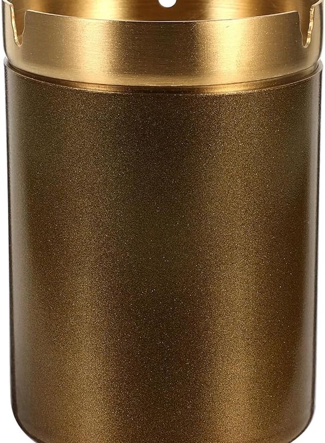 Stainless Steel Smokeless Ashtray With Lid Easy Clean Home Hotel Restaurant Use - Image 1